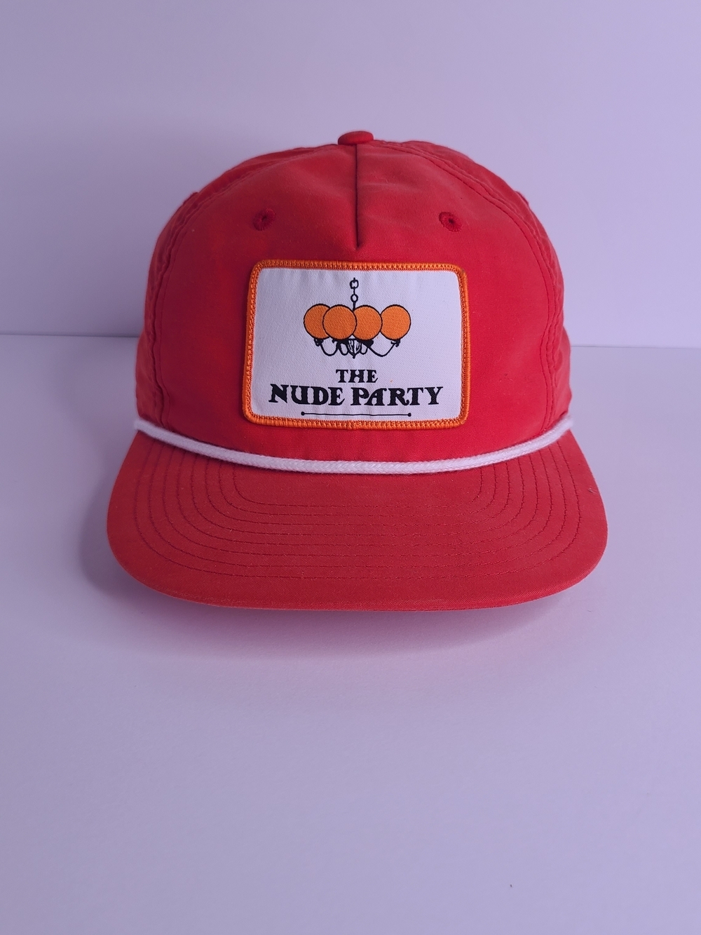 Vintage The Nude Party Red Rope Snapback Hat